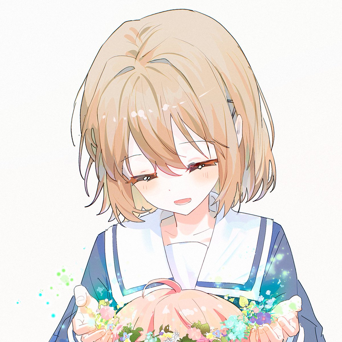 YDPFALION's tweet photo. #きみ死ぬ　            
百日絵-66　癒す～ https://t.co/kQdY1CGtvQ