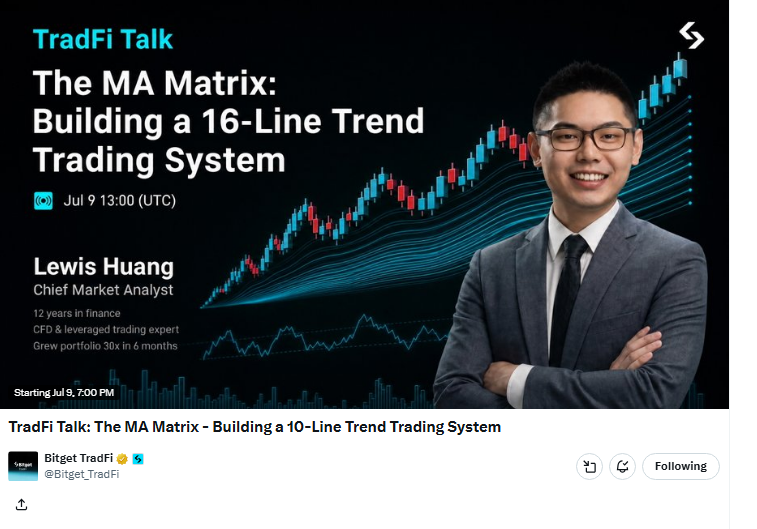 Irminatasin's tweet photo. @Bitget_TradFi Reminder set ✅ https://t.co/hgCojH9ARs