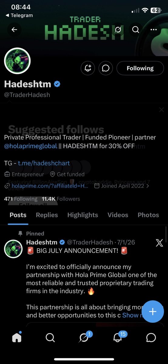 23Joboy's tweet photo. @Techriztm @PsychedeliaAcad @FundedNext @TraderHadesh Here 😇 https://t.co/V4x2SNKmhu