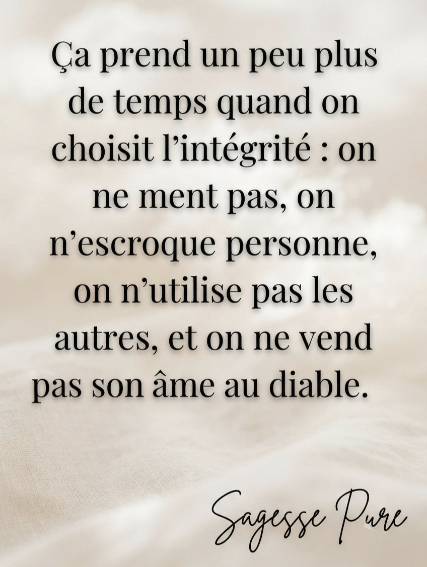 csibon27's tweet photo. 🥰😇
Choisir l’intégrité, c’est choisir la liberté. https://t.co/YFIVJ4SIaA