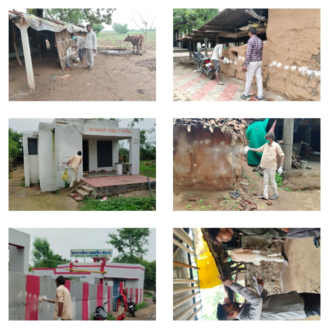 Phcsathamba's tweet photo. આજરોજ આયુષ્યમાન આરોગ્ય મંદિર ઇંદ્રાણ ના કસૈયા ગામમાં ચાંદીપુરા વાયરસ  સર્વે તેમજ સેન્ડ ફ્લાય નિયંત્રણ માટે ડસ્ટિંગ કામગીરી કરવામાં આવી AAM -INDRAN  PHC -sathamba https://t.co/DhtD9Qdwze