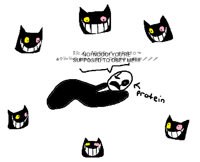 FurytheStickman's tweet photo. gaster protein theory... https://t.co/eL0LC54S96