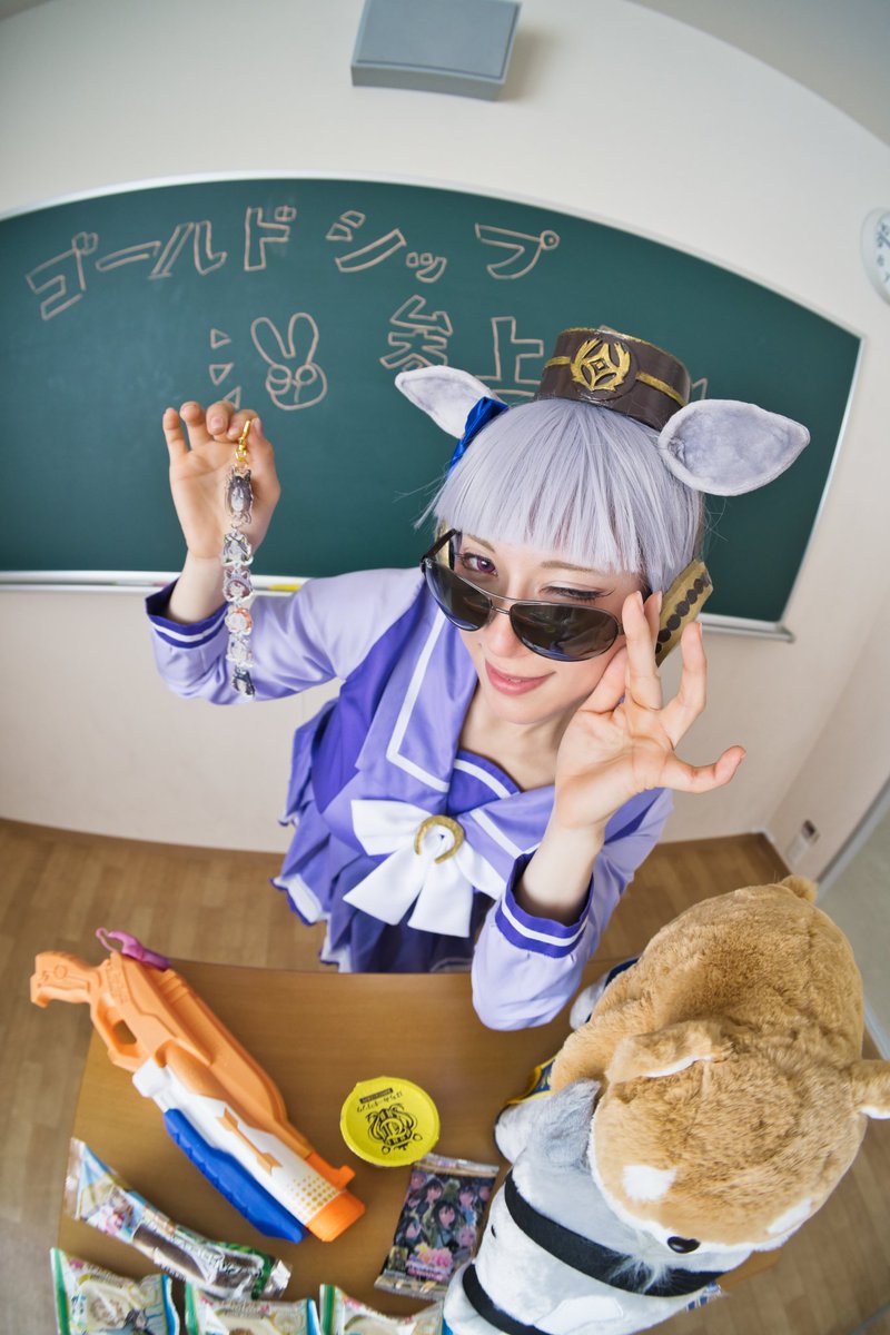 cell_eater's tweet photo. #umamusune #ゴールドシップ #goldship #ウマ娘
😘P2原案🕶️

COSER:翡翠 @BloodR99
摄影：panda @pandatt86 https://t.co/mGayLmZ6xL