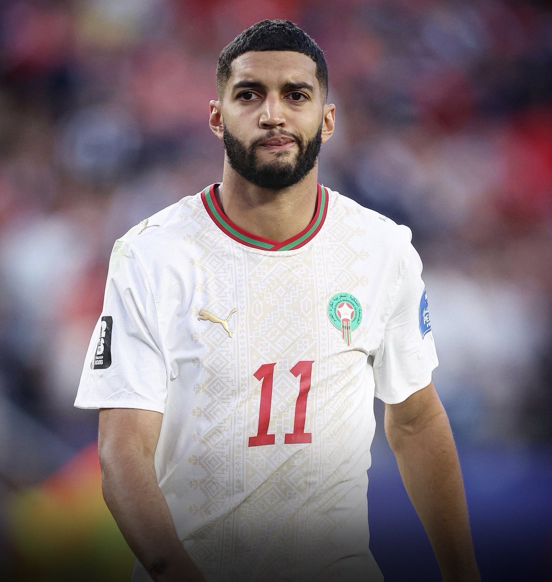 _MightyGeorge's tweet photo. 🚨CONFIRMED :  🇲🇦 Ismael Saibari will miss Morocco-France game.

According to the Head coach 🗣️ : “He’s not ready today, too early… I hope he can be available for the next game”

Quick recovery man 

#WorldCupWithMightyGeorge https://t.co/d4FWww57Jh