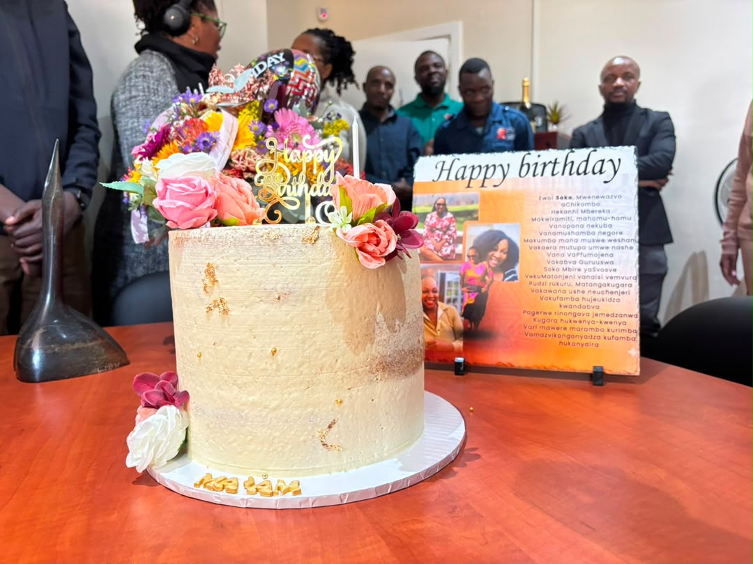 PangaeaZimbabwe's tweet photo. #CelebratingLeadership 
Yesterday we celebrated our Executive Director, Imelda Mahaka's birthday! Thank you for your heart, vision &amp; dedication to our work and communities. Wishing you a year of joy, health &amp; greater impact!
#HappyBirthday #PZFamily https://t.co/a5W3E4DN1Z