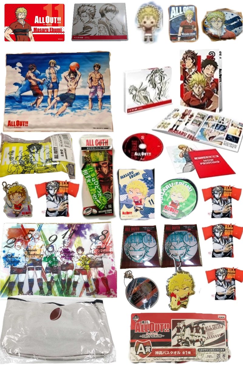 killujia1's tweet photo. Buying everything related to Ebu Miyu from ALL OUT!!
All items shown in the pictures are wanted, and also those not shown (willing to buy multiple copies slowly).
Sets with multiple characters will be considered.
#オールアウト #ALLOUT #江文優 https://t.co/NojcTWxEBK