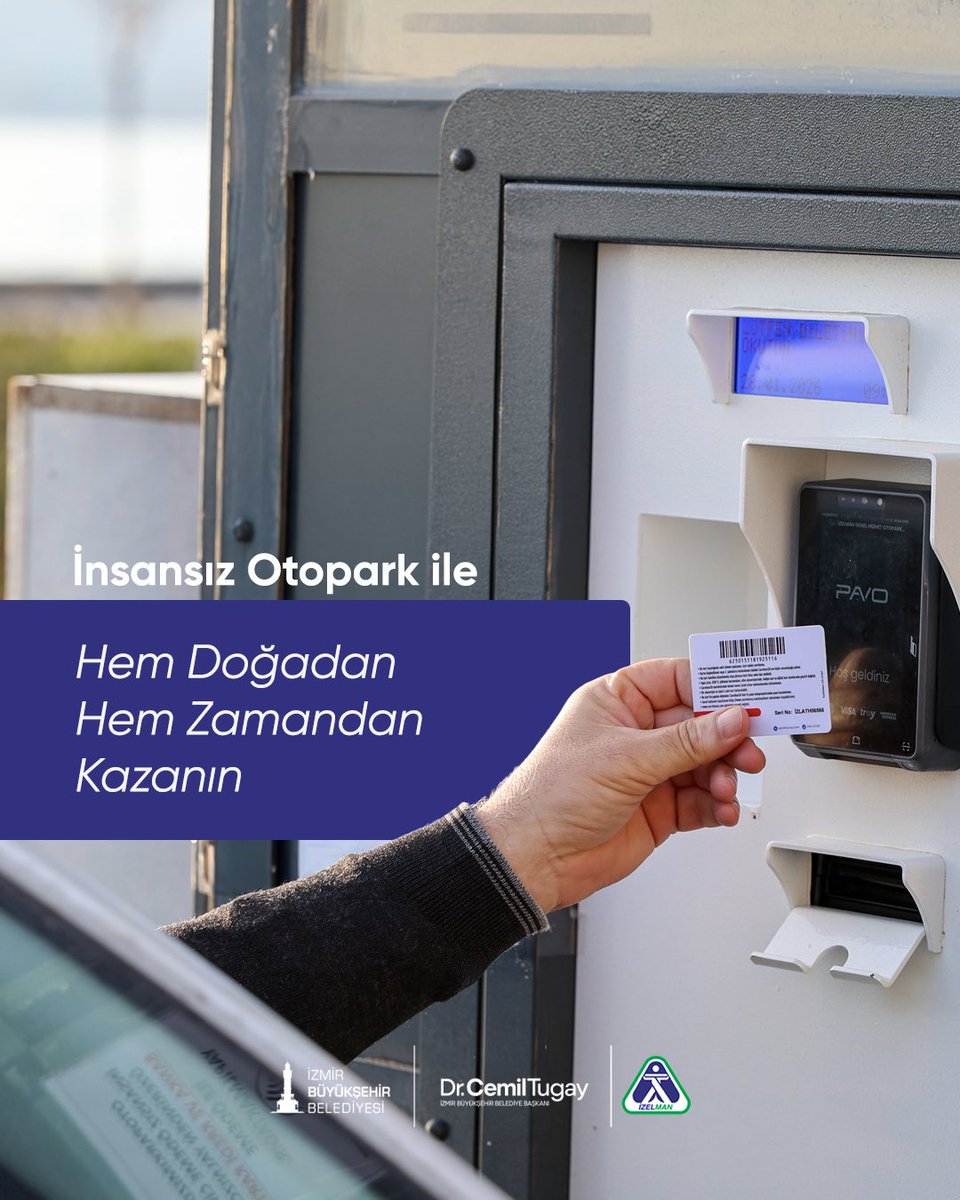 izelmangm's tweet photo. İzmir’de park etmek artık çok daha hızlı, çok daha pratik! İZELMAN A.Ş. olarak, şehrimizin akıllı ulaşım vizyonuna yakışır İnsansız Otopark sistemlerimizle hizmetinizdeyiz. https://t.co/AaqQusQrv7