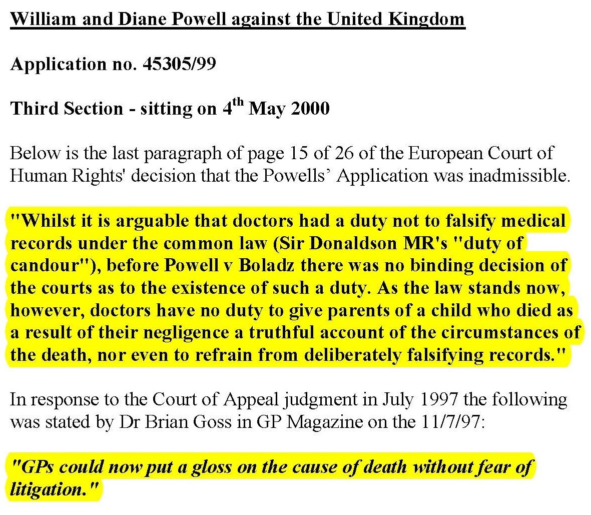 willcpowell's tweet photo. You state "families need to know their voices have been heard and that lessons lead to real change".

However, the death of our 10yr old son Robbie has been covered up by the Labour Gov &amp; every Gov for 36yrs.

In March the Sec of State for Wales refused an inquiry - see below! https://t.co/KtsGOP0UBW