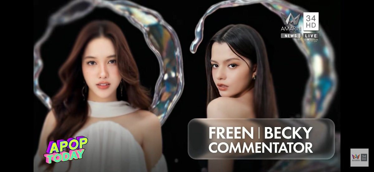 freenbecky_pt's tweet photo. 📢NOVO PROJETO DE FREENBECKY🚨
Enquanto "ícones da química", Freen e Becky juntam-se ao novo programa, Duo One Thailand Chemistry Reality Show, como comentadoras.
#ฟรีนเบค #FreenBecky
#srchafreen #beckysangels https://t.co/8vlbXwg5SP
