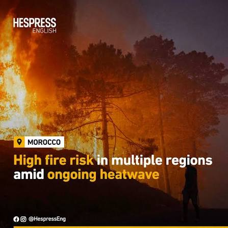 AlJamilMorac's tweet photo. Les autorités forestières ont signalé une période de risque élevé d'incendies de forêt jusqu'au 12 juillet, alors qu'une chaleur sèche continue de toucher certaines régions du pays.

https://t.co/4acvoC22mM https://t.co/X0YykUAWTr