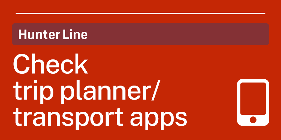 TrainLinkNorth's tweet photo. #HunterLine Allow plenty of extra travel time after an external telecommunications issue earlier.

Buses may continue to supplement some trains where needed. Delays and gaps in services are expected

Check transport apps for service updates. https://t.co/pURuQzM6VA