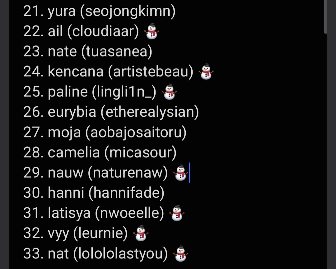 aellkebab's tweet photo. HIII MOOTSS 👋🏻
here's the fixed design untuk freebies di #prabu nanti yaah 😆 boleh dicek untuk nama kalian di list okiee + komen dari fakultas apaah, klau ada yg trade tp blm ditanda bisa komen by, ANW YG PAMUKA TGL 6 JAM 10-11 BOLEH TRADE DI HARI ITU YAA 💓 https://t.co/fHtYlkJGko