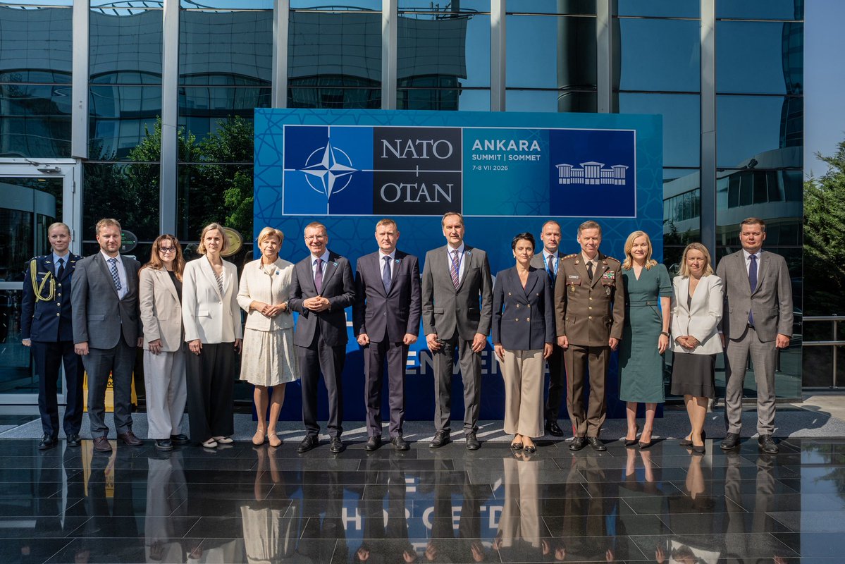 Latvian_MFA's tweet photo. 💬 “Every day, Ukraine’s defenders demonstrate how modern warfare is evolving. The development of @NATO’s capabilities must be based on real combat experience – in drones, anti-drone capabilities, air defence and technological superiority,” 🇱🇻's FM @Braze_Baiba emphasised at the #NATOSummit, noting that these capabilities are essential for the security of NATO’s eastern flank, including the Baltic region.

🔗 Read more: https://t.co/r6vWnyCdAZ

📸 Flickr album: https://t.co/ihBnIR1jsc

#WeAreNATO | #StrongerTogether