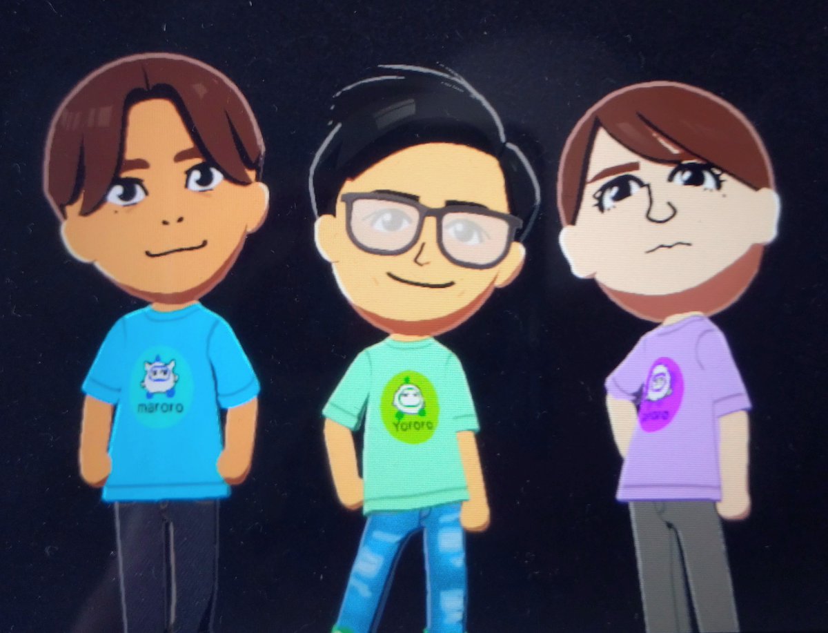blue_416_'s tweet photo. トモコレ近況報告
トニセンにうちゅ友Tシャツ作ってあげた💙💜💚
こういうのあったら欲しい😊 https://t.co/VcJsJEabL9