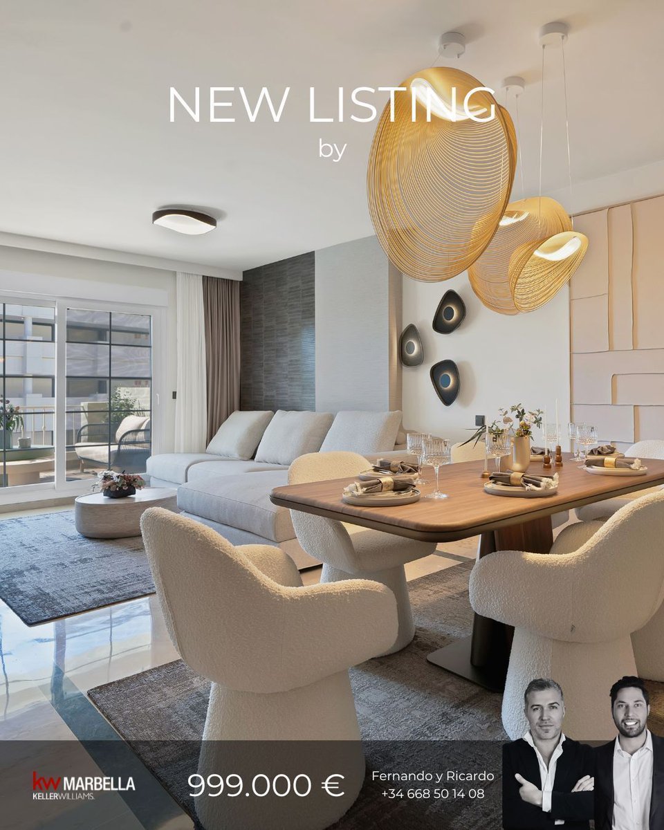 KWmarbella's tweet photo. MARBELLA - Apartamento reformado con licencia turística

120 m² 
2 Dormitorios
2 Baños

999.000 €

🤝 Se ofrece un 3% de comisión para agencias inmobiliarias colaboradoras.

Fernando Gil y Ricardo Ruiz
(+34) 668 50 14 08
ere.info@keller-williams.es

https://t.co/PAJFMqjqwM https://t.co/GADgqfUcTI