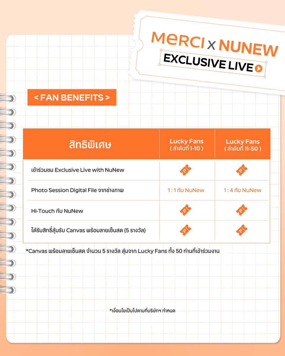merci_skincare's tweet photo. 9.8 ได้เวลา #เติมนุนิว
MERCI x NUNEW EXCLUSIVE LIVE

#MercixNuNew #เติมนุนิว #MercixNuNewExclusivelive #MerciSkincare #เมอร์ซี่สกินแคร์ #NuNew https://t.co/GUujvcft5b