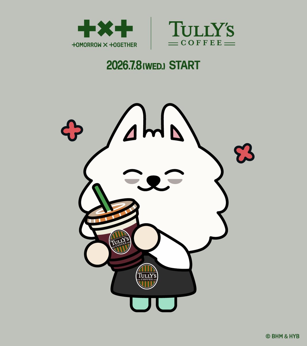 Tullys_jp's tweet photo. タリーズコラボ PPULBATU紹介
＼CHOI YONG MEONG 編／

TOMORROW X TOGETHER の #SOOBIN さんが生み出したキャラクター。お客さんのために笑顔でしっかりと仕事をこなす姿がイラストになりました✨

#TXT #PPULBATU #タリーズコラボ
@PPULBATU_TXT https://t.co/9FD8irf4cI