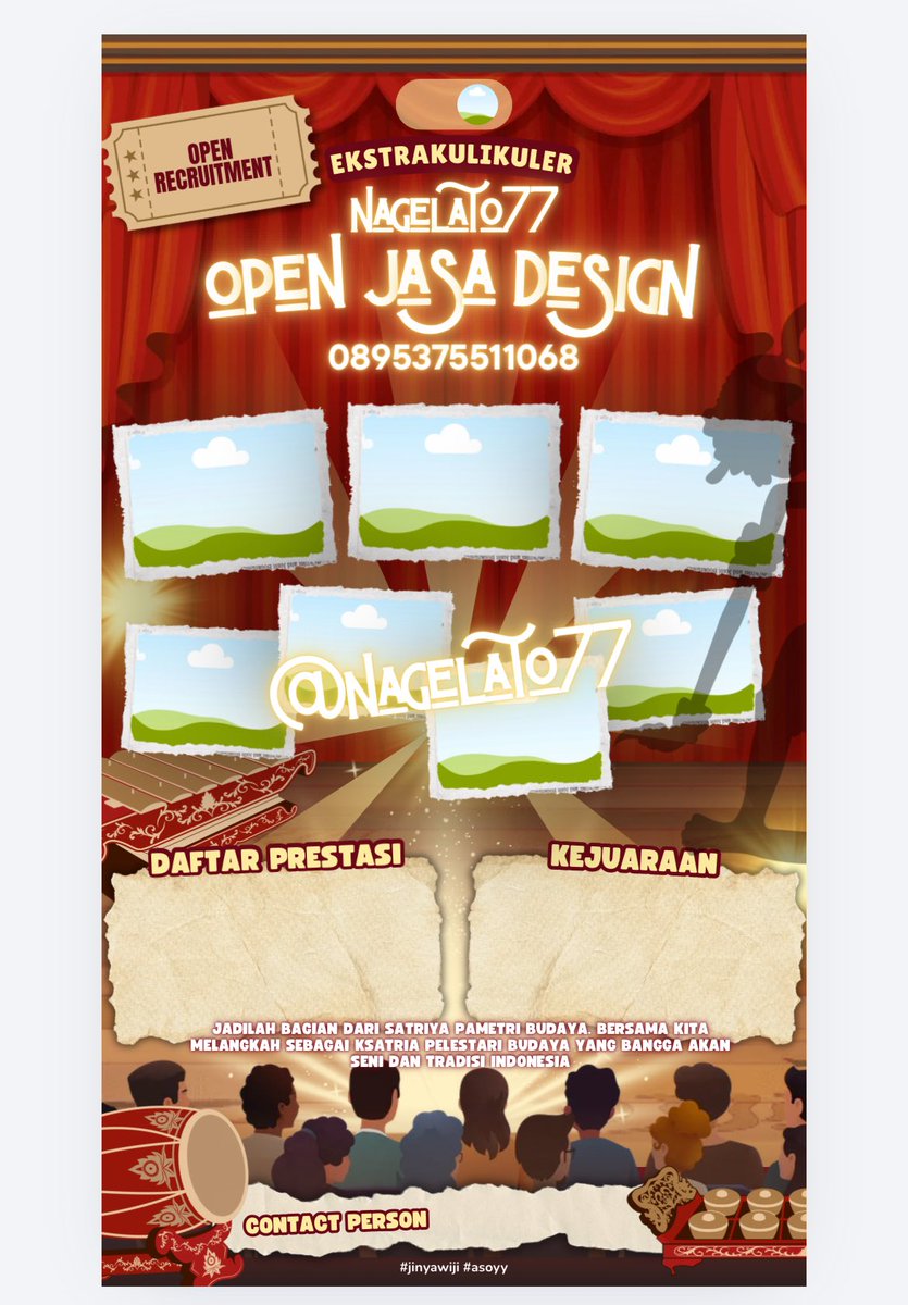 nagelato77's tweet photo. new portofolio🎀 (poster)
#nagelato77 #jasadesign #jokidesign https://t.co/5XSsYHEKEj