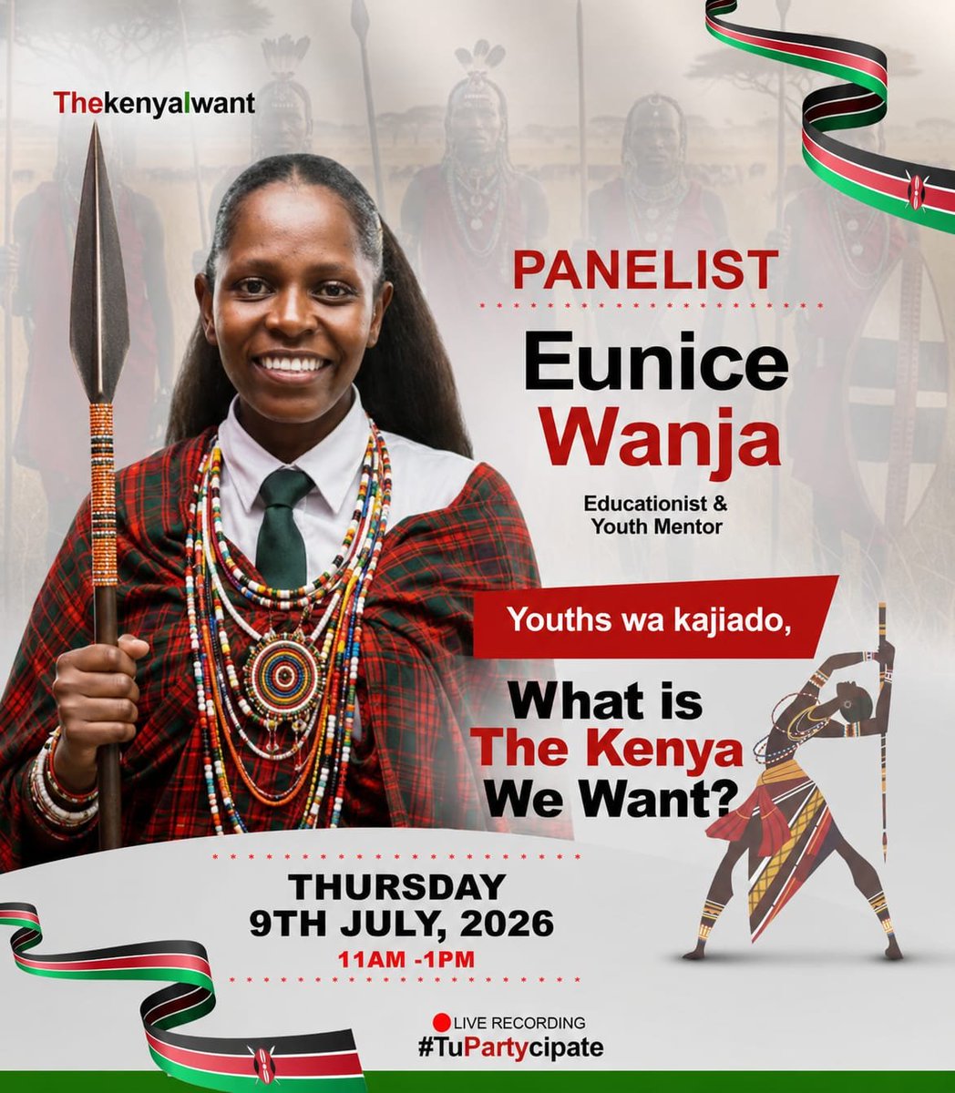 essgachanja's tweet photo. Four panelists, one question that shouldn't need asking but does: what is the Kenya we want? Kajiado, live now until 1pm. #TuPartycipate #TheKenyaIwant https://t.co/juVI1POm2e
