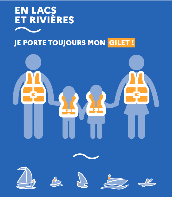 Image de Préfet de la Haute-Savoie - #Noyade | Journée mondiale de prévention de la noyade : Kayak, canyoning, paddle, pédalo... je porte