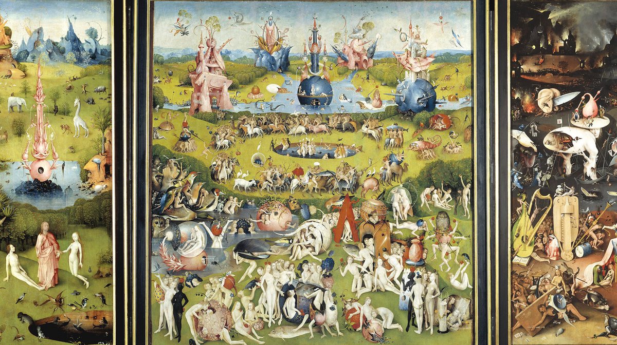 luvbbjh's tweet photo. อร้าย เรียนเรื่อง ภาพthe garden of earthly delights แล้วเพื่อนที่มอพูดถึง redvelvet 😝😝😝😝😝😝 น้องเค้กดิวะ https://t.co/1n25XMqiIo