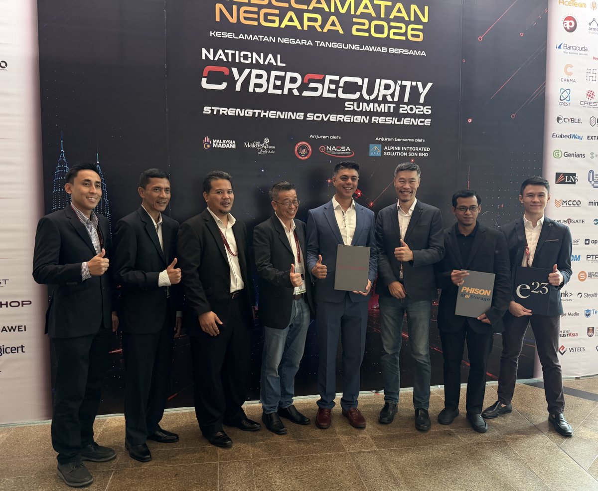 e23_io's tweet photo. Financial infrastructure is entering a new security era.

We completed the PTPKM sandbox with @NACSAmalaysia, and at @CYDESMY, formalised our collaboration with Antrapolation Technology to advance quantum-resilient financial infrastructure.

PQC is becoming a new foundation of trust.