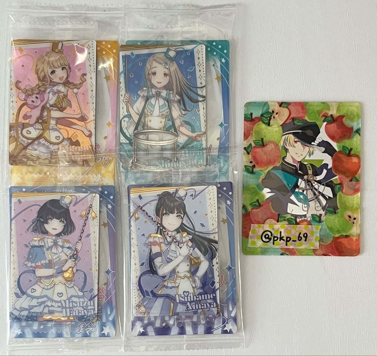 pkp_69's tweet photo. 【交換】学園アイドルマスター 学マス カード&amp;フレーム スティックウエハース

譲》ことね、広、美鈴、燕(マーチング)

求》 マーチング：手毬、清夏
　   初：手毬、清夏

郵送希望
検索からもお気軽にお声掛けください🙇‍♀️ https://t.co/dIjmnNoRPv
