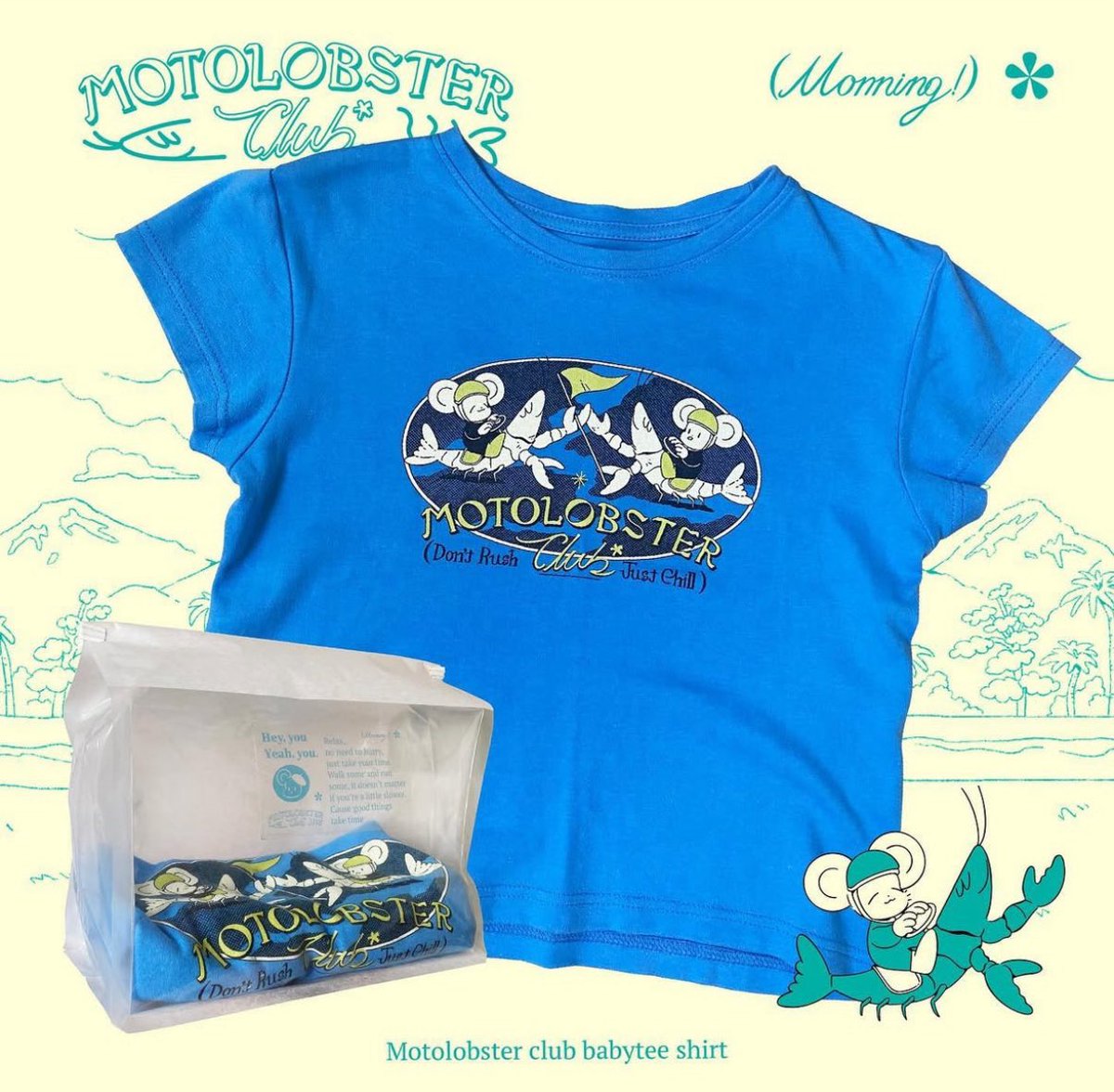 sn0wflover's tweet photo. monning - motolobster club baby tee
🦞 180 บาท (เคยใส่ไปครั้งเดียว)

📦 ค่าส่ง 40 บาท
ซื้อ 2 ตัวขึ้นไปในเทรดส่งฟรีค่า https://t.co/UGAP0b26I4