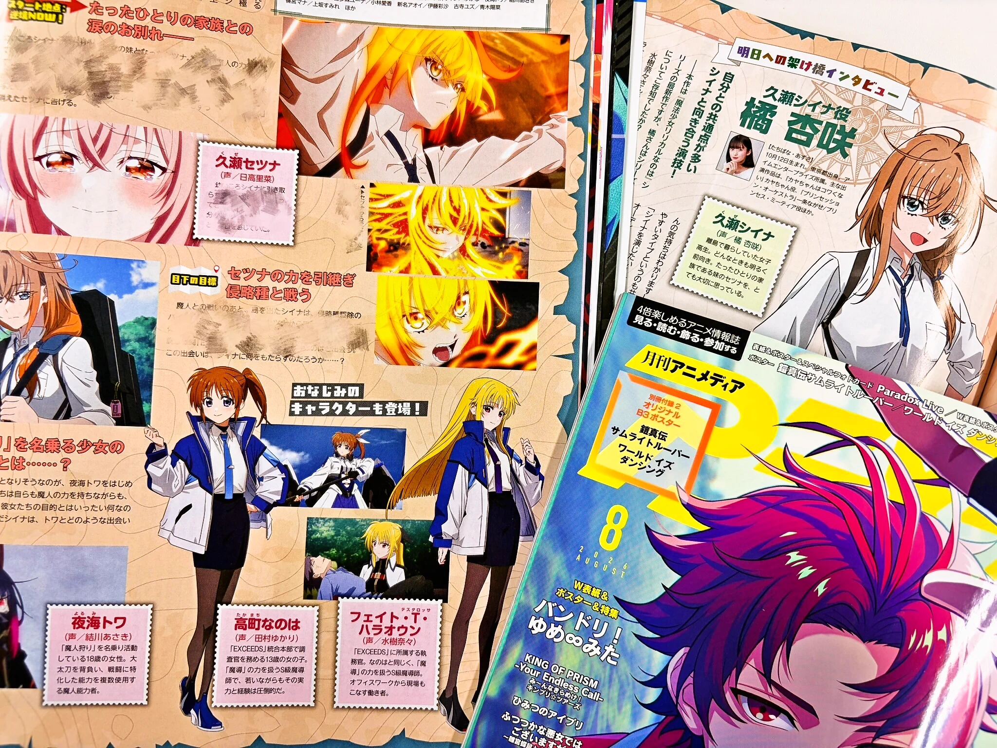 アニメディア編集部 na platformi X: „アニメディア8月号『魔法少女