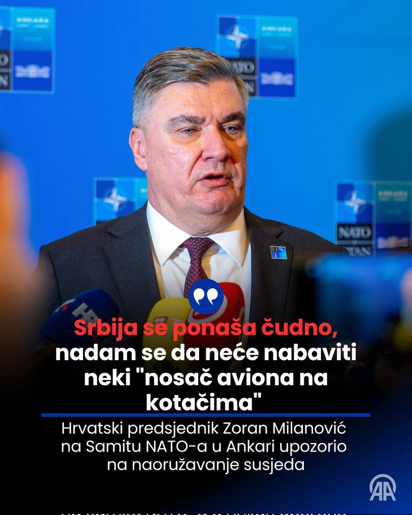 lakic31699's tweet photo. Izgleda da smo Hrvatskoj samo mi trn u oku što se tiče naoružanja, ceo svet se naouružava pa zašto ne i Srbija. Da li je to strah ili ljubomora🤔 https://t.co/H00vLcZfsz