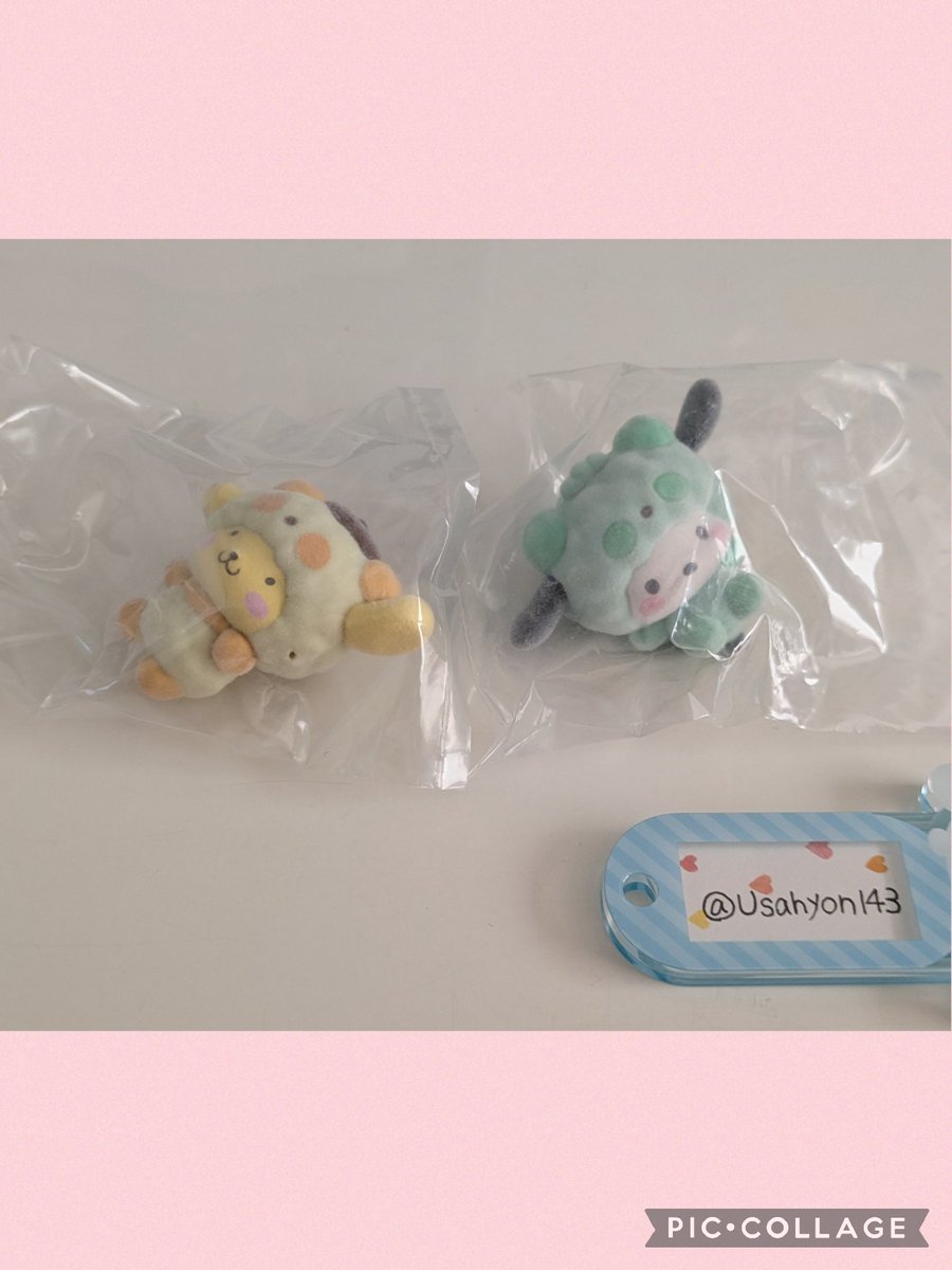 Usahyon143's tweet photo. サンリオ　もこもこパンダフロッキーマスコット

【譲】プリン　ポチャッコ

【求】シナモン2

※普通郵便窓口にて同日発送可能な方 https://t.co/ktmJ7xzpZL