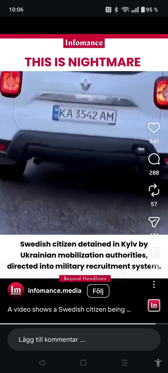 Alfredszon's tweet photo. @ZelenskyyUa If this is true, you are in fucking trouble. Sweden will join forces with Russia! https://t.co/mnvKOZ1Fwx
