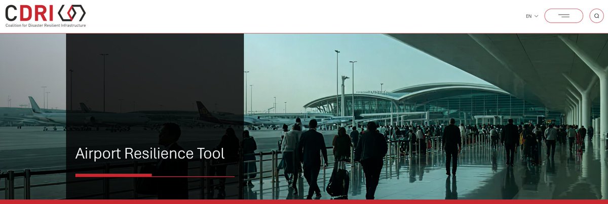 cdri_world's tweet photo. 📊🛬 Check out the first-of-its-kind and publicly available Airport Resilience Tool by @cdri_world - with key #resilientinfrastructure recommendations for airport planners and operators - https://t.co/qa1wKLiu4h https://t.co/WzT3v5FpoP