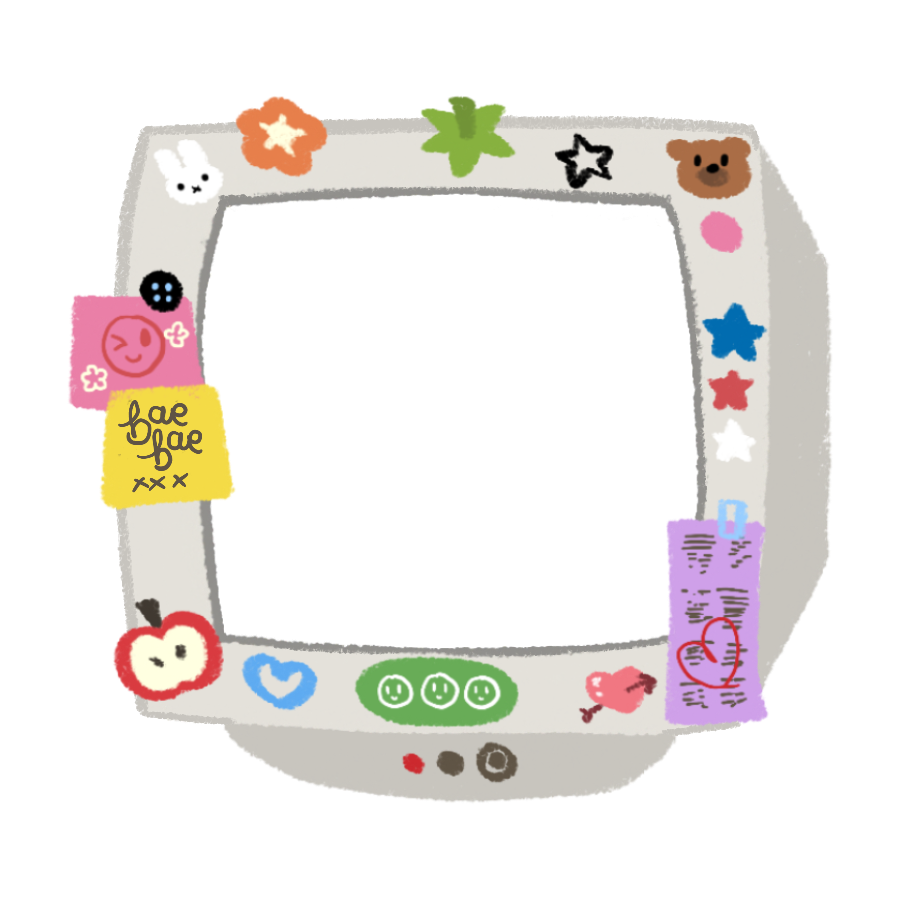 biskyowo's tweet photo. anyone is looking  for  deco  cute  frame?  𓊆ྀི❤︎𓊇ྀི
i  made  the  .png  of  ringotchi  and  basic  computer  screen  in crayon  style  illustrations,  so  you  can  put  them  on  your  photo  or  video ㅤ♡

🍎 personal  use  only
please  help  RT  before  use  (˶ˆᗜˆ˵) https://t.co/n06AFWCtNo
