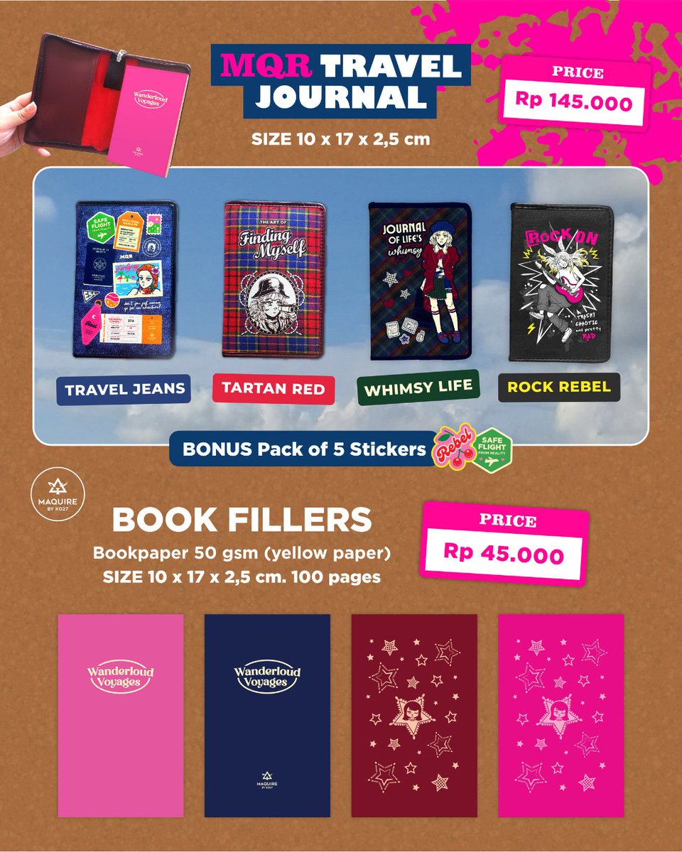 maquirebyk027's tweet photo. @Misty_scwarlang BOOKS / JOURNALING
1. 🆕️ Dotted Journal
2. Travel Journal
3. Book Fillers
4. Art Market Thailand Zine https://t.co/GGXfIFiR00