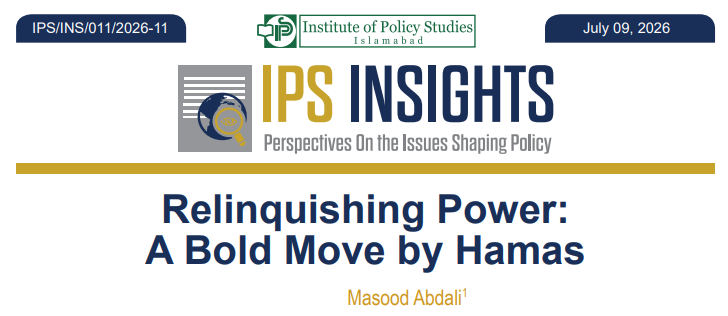 IPS_1979's tweet photo. 𝐋𝐚𝐭𝐞𝐬𝐭 𝐈𝐏𝐒 𝐈𝐧𝐬𝐢𝐠𝐡𝐭!
By : Masood Abdali (@MasoodAbdali)
"𝐑𝐞𝐥𝐢𝐧𝐪𝐮𝐢𝐬𝐡𝐢𝐧𝐠 𝐏𝐨𝐰𝐞𝐫:𝐀 𝐁𝐨𝐥𝐝 𝐌𝐨𝐯𝐞 𝐛𝐲 𝐇𝐚𝐦𝐚𝐬"
#IPS #PolicyAnalysis #MiddleEast #Gaza #Palestine #Israel #ConflictResolution #InternationalRelations #PeaceProcess
🧵👇 https://t.co/q94AMTueUb