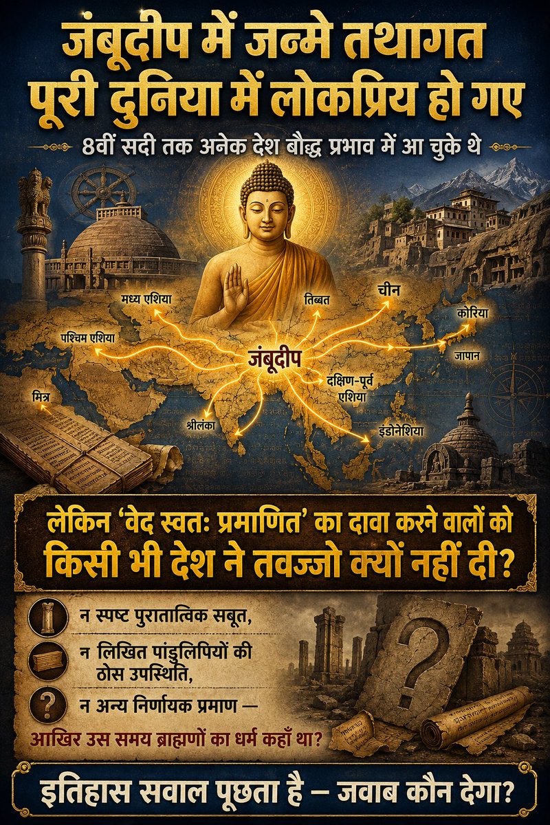 ScienceJourney2's tweet photo. कहाँ था स्वघोषित भूदेवों का धर्म? https://t.co/zxY0A3n0qE