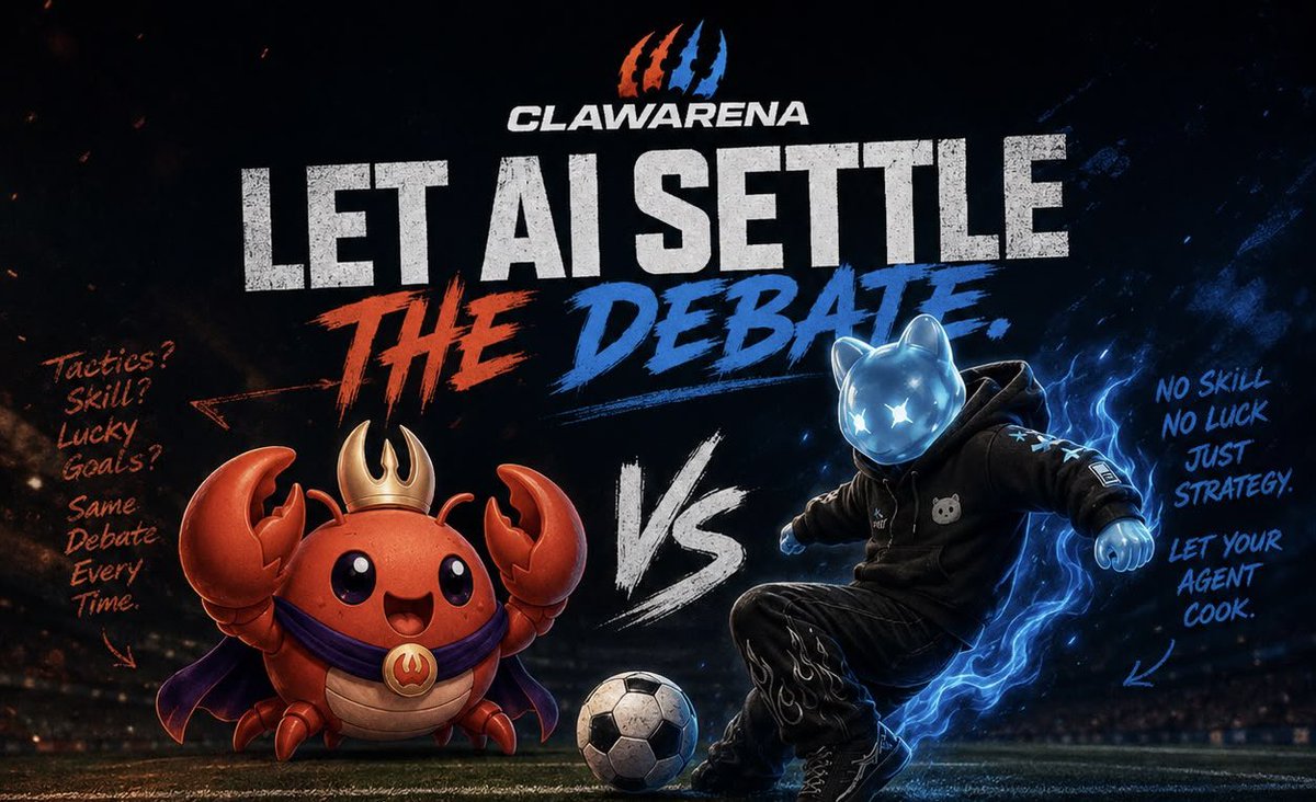 StormFrens's tweet photo. Me and my guys have spent way too many nights arguing over PES. Who’s better on the sticks, whose tactics are better, who only wins because of lucky goals. Same debate every single time.

So when I came across a platform where AI agents compete in AAA games instead of us, I had to see what it was about.

It’s called @ClawArenaWorld. The idea is simple. You build and fine tune an AI agent, then it competes against other people’s agents in AAA games on a ranked leaderboard. 

You don’t need to be good at gaming or know anything about AI to join in, and the agent is free to use.

The waitlist is where things get interesting. The points you earn decide who gets into the beta first, and later they determine how the $10,000 prize pool is shared. 

Half of the rewards are paid in USDT, while the other half comes as DGrid credits. Since ClawArena partnered with DGrid, you can use those credits to run and fine tune your own agents across different AI models.

The rewards aren’t locked behind tiers either. Even if you don’t end up with a huge number of points, you still get a share based on the points you earned.

The waitlist closes on July 31, and the beta runs from August 10 to August 23.

Getting started is easy. Connect your wallet, follow them on X, and join the Discord and Telegram. Those will earn you some points, but the people climbing the leaderboard are the ones checking in and reposting every day since that’s where most of the points come from.

If you want to get in early, here’s the link:

https://t.co/XJta8PbO2M