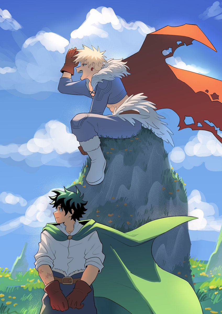frogboy38618514's tweet photo. #dkbk #izkt
Adventure awaits ⚔️🌲🔥 Childhood friends exploring the world together while searching for the demon king https://t.co/ETLSdlOebq