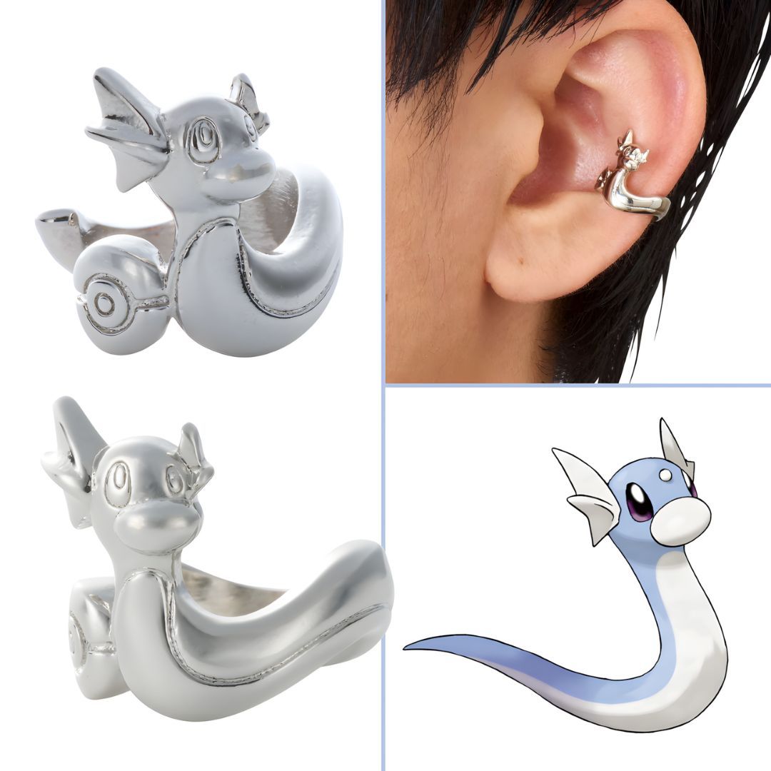 mecchaJP's tweet photo. 💙 Let Dratini wrap your ear in style ✨ 
Pokémon accessory - Ear Cuff - Dratini ✨ Check it out on meccha-japan!
🔗 Link in Bio!

#Pokemon #Dratini https://t.co/lH4VCgGbiw