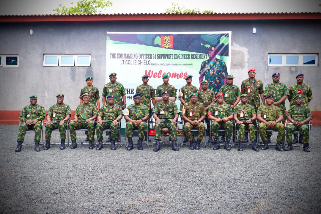 HQNigerianArmy's tweet photo. COAS ASSESSES TROOPS’ READINESS IN ABAKALIKI, REAFFIRMS DRIVE FOR ENHANCED SECURITY IN SOUTH-EAST

The Chief of Army Staff (COAS), Lieutenant General Waidi Shaibu, has reinforced the Nigerian Army’s commitment to strengthening security in the South-East, following an operational visit to formations at the Nkwagu Military Cantonment, Abakaliki, Ebonyi State.

The visit  conducted on Thursday, 9 July 2026, formed part of ongoing efforts to evaluate troops’ combat readiness, operational effectiveness and welfare, in line with his vision of building a highly professional, adaptive and resilient force capable of addressing contemporary security challenges within a joint and multi-agency framework.

During his interaction with officers and soldiers, Lieutenant General Shaibu commended their dedication, discipline and unwavering commitment to duty. He urged them to remain vigilant, uphold the Constitution and maintain the highest standards of professionalism and respect for human rights, while sustaining pressure on all threats to peace and stability in the region.

The COAS also inspected critical operational and welfare facilities, including the Military Hospital and troops’ accommodation, reaffirming the Nigerian Army’s resolve to prioritise personnel welfare, healthcare and infrastructure as key drivers of operational efficiency and mission success.

Earlier, the COAS was briefed  on ongoing operations, achievements and administrative requirements. Expressing satisfaction with the progress made, Lieutenant General Shaibu encouraged continued synergy with sister services, other security agencies and host communities to further consolidate peace, enhance stability and promote lasting security across Ebonyi State and the wider South-East.

APPOLONIA ANELE 
Colonel 
Acting Director Army Public Relations 
9 July 2026