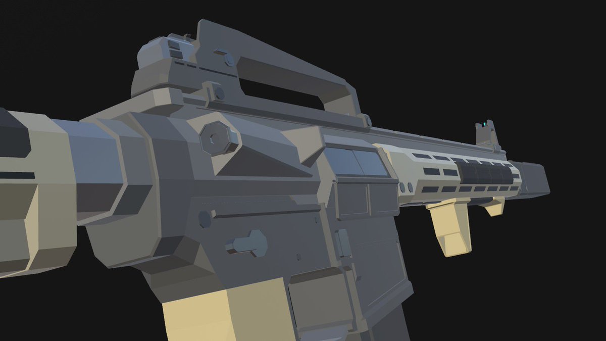 Xx7ExX's tweet photo. #gun  #3dmodeling 

マウントレール無しバージョンも置いとく https://t.co/DS2NDT0tzo