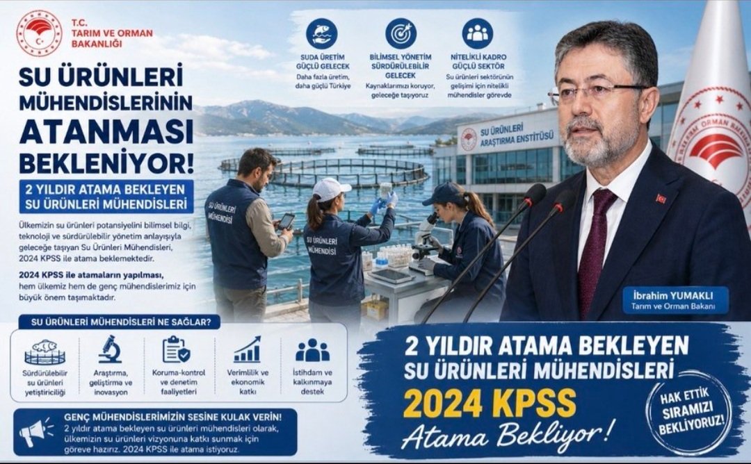 Mslm1580189's tweet photo. @edipuzen 2 yılı geçti atama bekliyoruz. Hakettiğimiz kadroyu artık almak istiyoruz #suürünlerimühendisleriatamabekliyor @ibrahimyumakli @bekirgizligider @TCTarim @tarimormanpgm @memetsimsek https://t.co/LsxkBVyk43