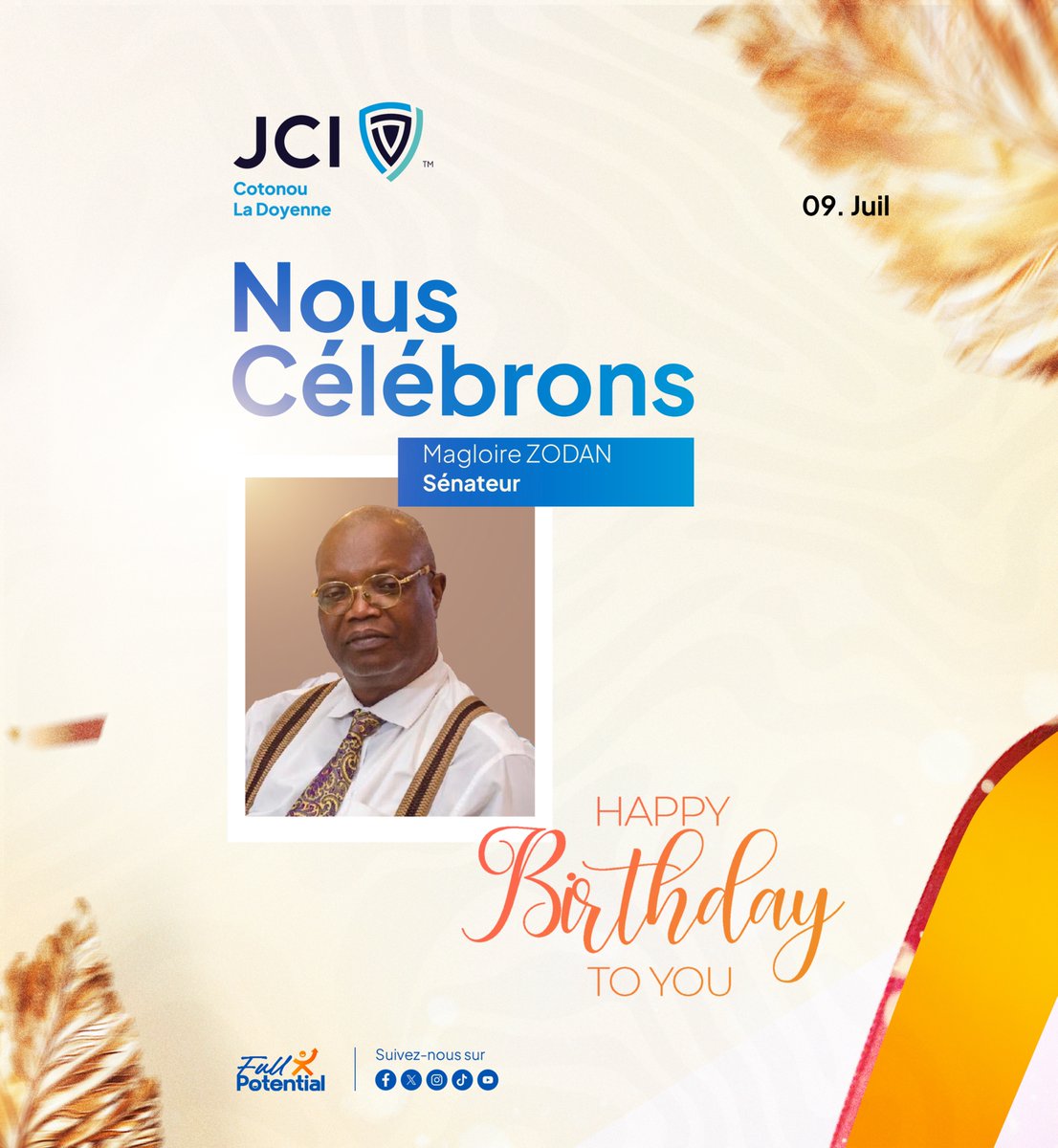 jci_la's tweet photo. Cher Sénateur Magloire, ton engagement constant et indéfectible au service de ta communauté font de toi une véritable source d’inspiration pour la jeune génération d’aujourd’hui. https://t.co/qD6MVdYj1o