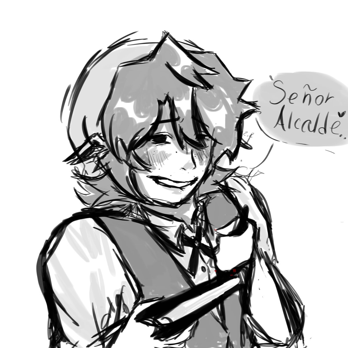 Cat_xzd's tweet photo. Sketchsito del secretario 🙂‍↕️ #luckityau #luckityfanart #luckity https://t.co/OkHqGZjLdH