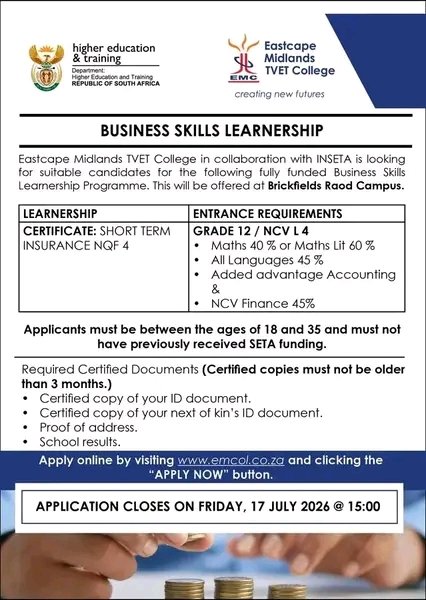 NthabelengDlam3's tweet photo. 📢𝗟𝗲𝗮𝗿𝗻𝗲𝗿𝘀𝗵𝗶𝗽 𝗢𝗽𝗽𝗼𝗿𝘁𝘂𝗻𝗶𝘁𝘆

Please ensure that all certified documents are 𝗻𝗼𝘁 𝗼𝗹𝗱𝗲𝗿 𝘁𝗵𝗮𝗻 𝟯 𝗺𝗼𝗻𝘁𝗵𝘀.

Required documents:
✅ Certified copy of your ID
✅ Certified copy of your next of kin's ID
✅ Proof of address
✅ School results https://t.co/ot5uXZo8Kb