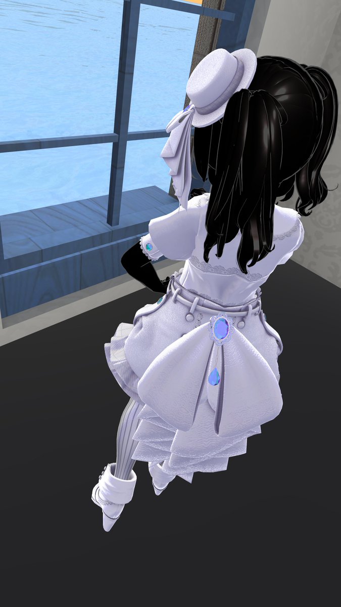 SanctLium's tweet photo. 新衣装（7月販売予定）『NobleFleur』🎩
その日の気分で、好きな装いに
カーディガンを羽織ったり、半袖・長袖を切り替えたりと幅広い着こなしができる一着です
後ろの大きなリボンでバックもかわいい💖
気になった方は是非フォローして続報をお待ちください https://t.co/4qoydiPq21