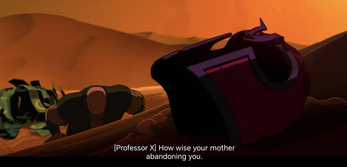 BonneAppetit's tweet photo. In Filipino: KAYA KA INIWAN NG MAMA MO! #XMEN97 https://t.co/r4crZxl20Z