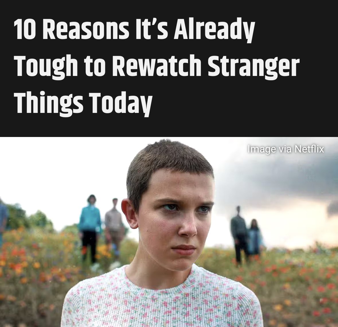 byerss1988's tweet photo. Yep, THAT’S why it’s tough to rewatch stranger things https://t.co/ML3BBS1r6O