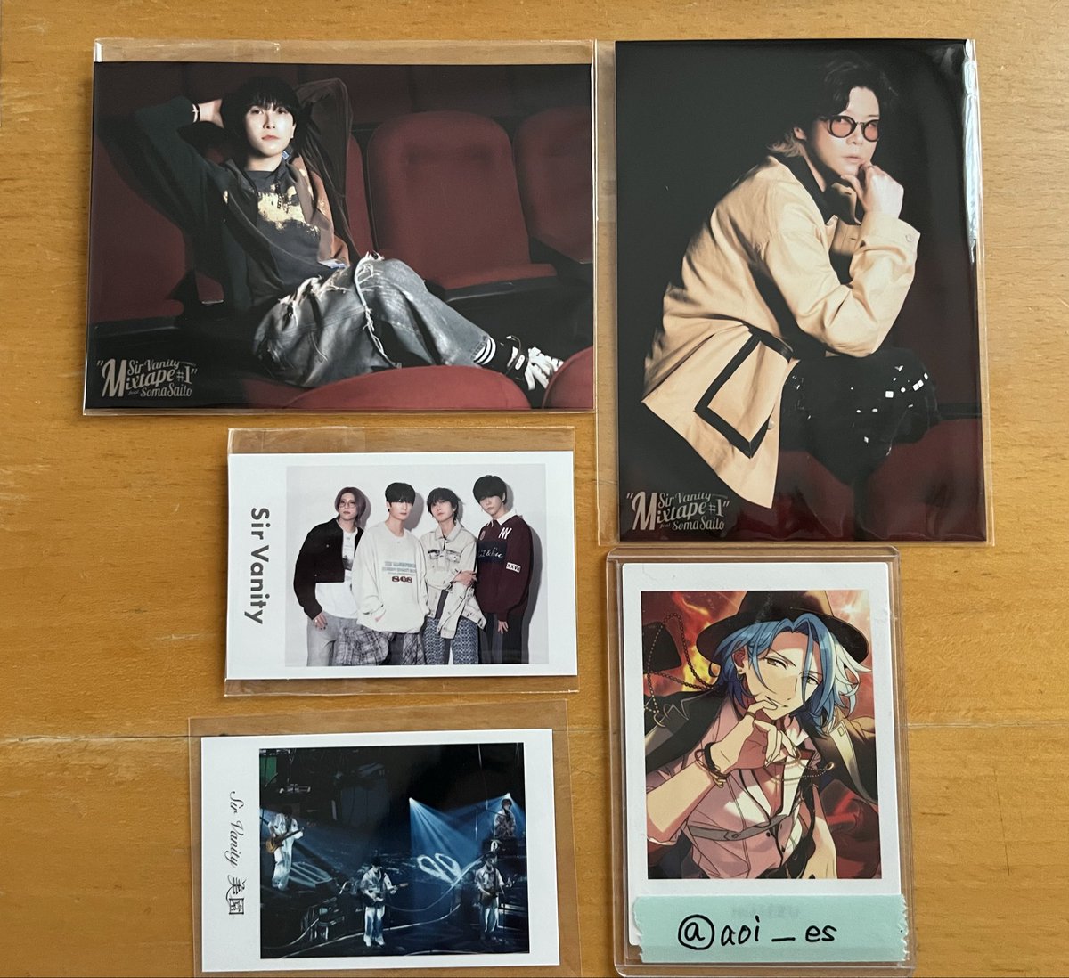 aoi___es's tweet photo. 【交換】Sir Vanity 美園 Mixtape#1 1stEP puzzle 特典 チェキ風カード ブロマイド

譲▶︎ 画像1枚目 or NO BORDER  シリアル

求▶︎ 画像2枚目

郵送での交換📮
検索からでも気軽にお声がけ下さい🔎 https://t.co/kOwK6MPw92